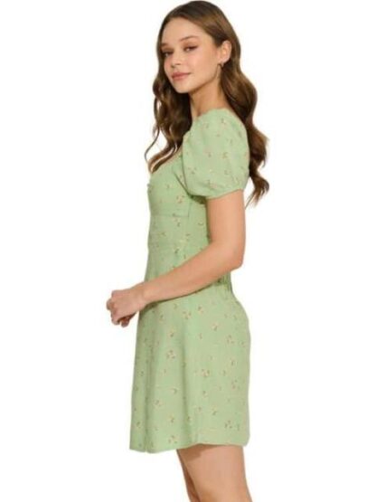 VESTIDO ESTAMPADO VERDE HOLLY LAND - Image 4