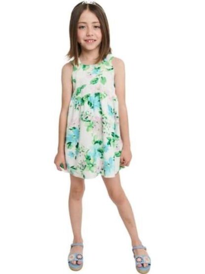 VESTIDO ESTAMPADO VERDE HOLLY LAND KIDS