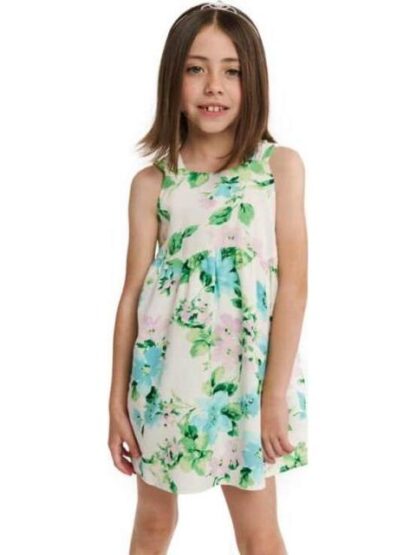 VESTIDO ESTAMPADO VERDE HOLLY LAND KIDS - Image 2