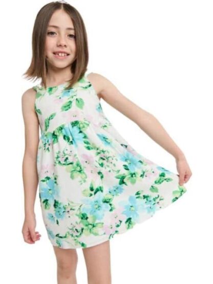 VESTIDO ESTAMPADO VERDE HOLLY LAND KIDS - Image 3