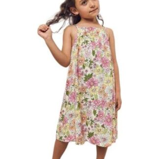 VESTIDO FLORES ROSA HOLLY LAND KIDS