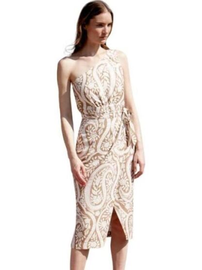 VESTIDO LARGO ASIMETRICO CAFE HOLLY LAND - Image 2