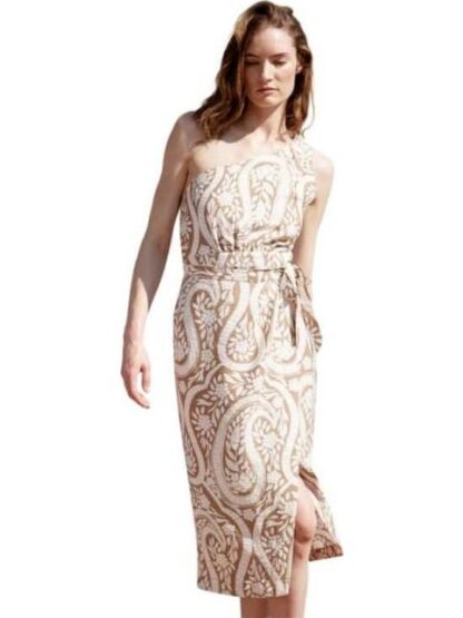 VESTIDO LARGO ASIMETRICO CAFE HOLLY LAND - Image 4