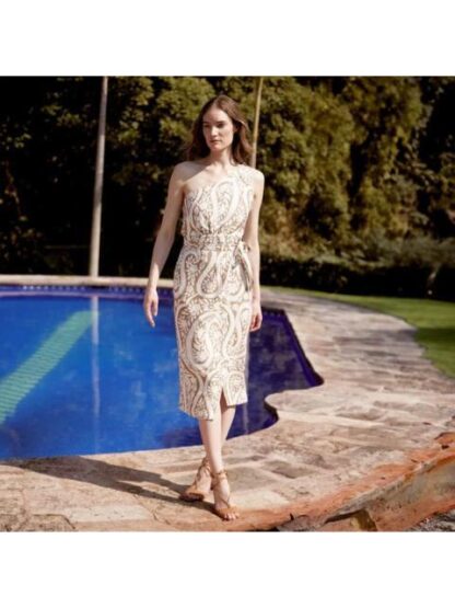 VESTIDO LARGO ASIMETRICO CAFE HOLLY LAND - Image 6
