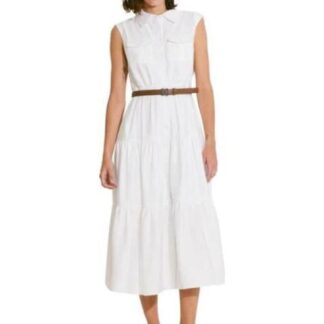 VESTIDO LARGO CAMISERO BLANCO HOLLY LAND