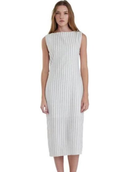 VESTIDO LARGO DE LINO BEIGE/HUESO HOLLY LAND - Image 2