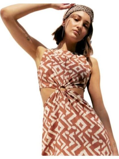 VESTIDO LARGO ESTAMPADO CAFE HOLLY LAND - Image 3