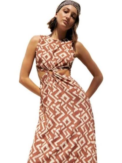 VESTIDO LARGO ESTAMPADO CAFE HOLLY LAND - Image 4