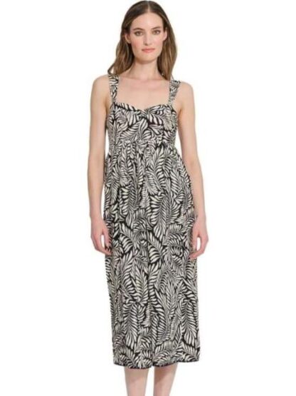 VESTIDO LARGO ESTAMPADO NEGRO HOLLY LAND - Image 3