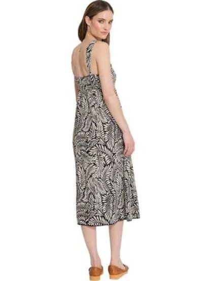 VESTIDO LARGO ESTAMPADO NEGRO HOLLY LAND - Image 4