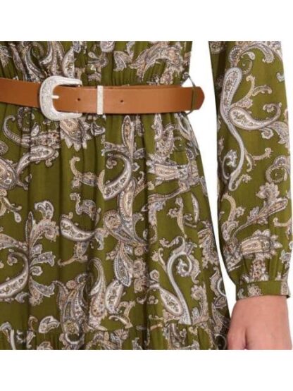 VESTIDO LARGO ESTAMPADO VERDE HOLLY LAND - Image 5