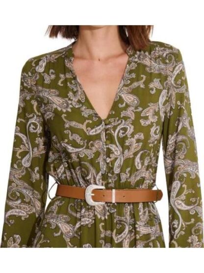VESTIDO LARGO ESTAMPADO VERDE HOLLY LAND - Image 6