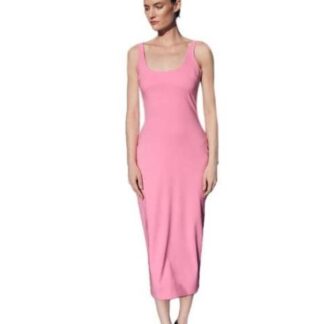 VESTIDO LARGO ROSA HOLLY LAND