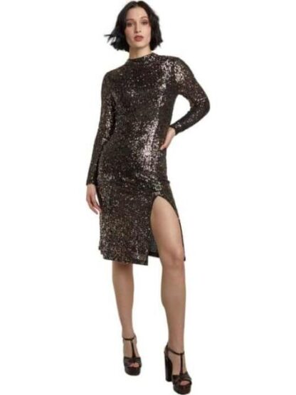 VESTIDO LENTEJUELA DORADO HOLLY LAND PREMIUM