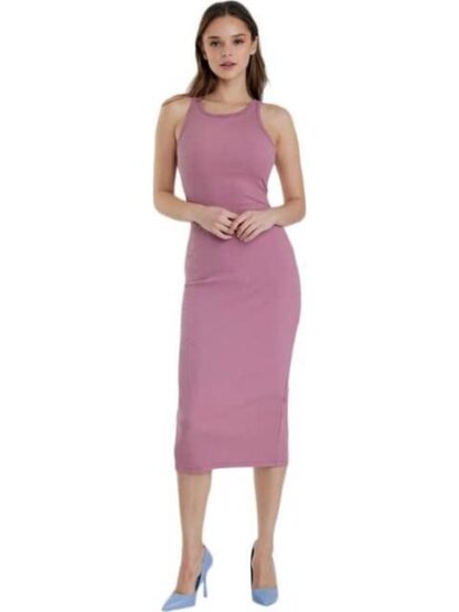 VESTIDO MIDI ACANALADO MAQUILLAJE HOLLY LAND - Image 6