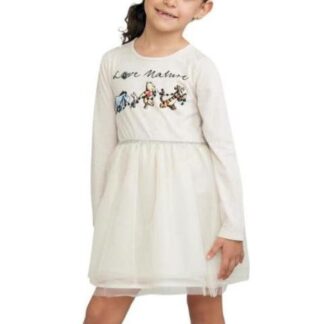 VESTIDO NIÑA BEIGE WINNIE THE POOH