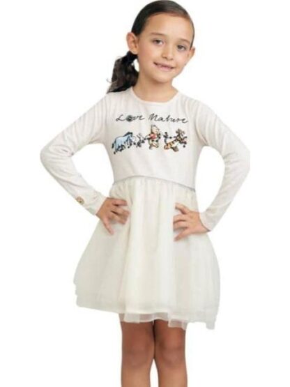 VESTIDO NIÑA BEIGE WINNIE THE POOH - Image 2