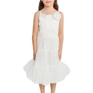 VESTIDO PLISADO BLANCO HOLLY LAND KIDS