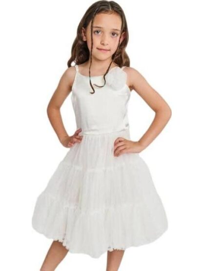 VESTIDO PLISADO BLANCO HOLLY LAND KIDS - Image 2