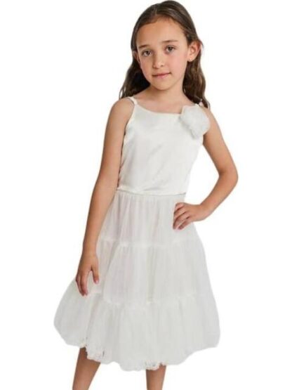 VESTIDO PLISADO BLANCO HOLLY LAND KIDS - Image 5