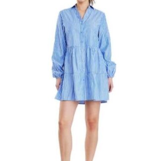 VESTIDO RAYAS AZUL HOLLY LAND