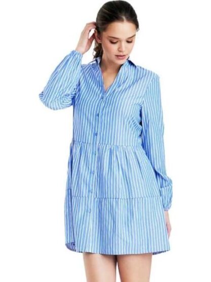 VESTIDO RAYAS AZUL HOLLY LAND - Image 3