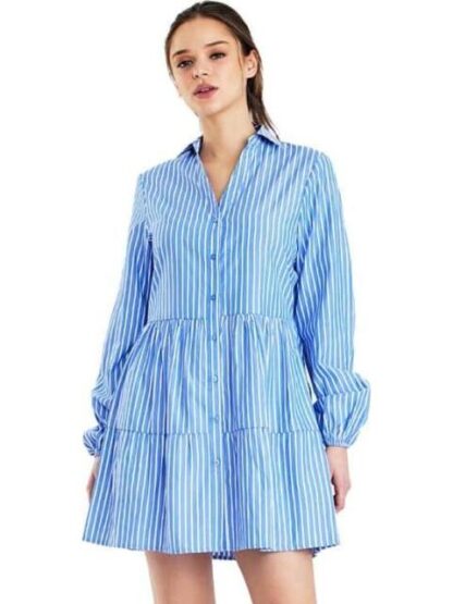 VESTIDO RAYAS AZUL HOLLY LAND - Image 4
