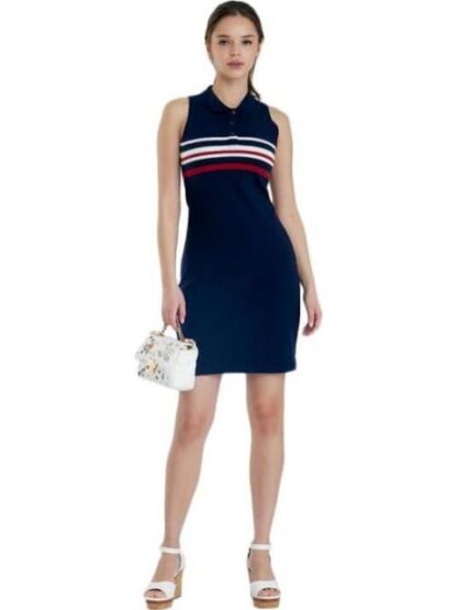 VESTIDO RAYAS AZUL MARINO HOLLY LAND