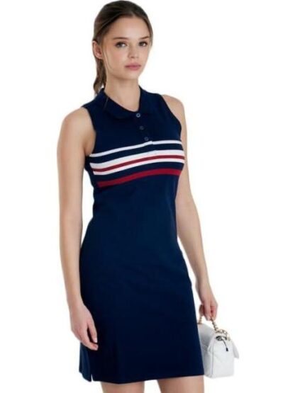 VESTIDO RAYAS AZUL MARINO HOLLY LAND - Image 2
