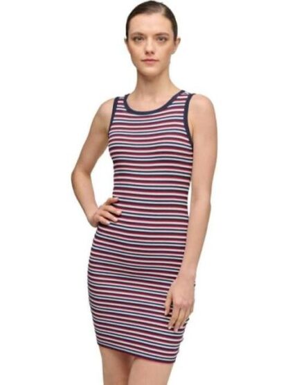 VESTIDO RAYAS AZUL MARINO HOLLY LAND - Image 3