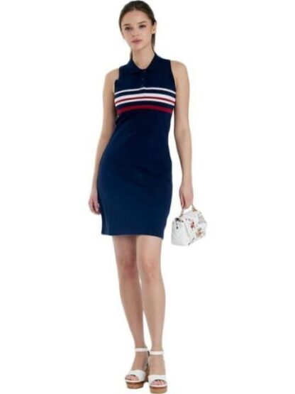 VESTIDO RAYAS AZUL MARINO HOLLY LAND - Image 5