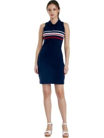VESTIDO RAYAS AZUL MARINO HOLLY LAND - Image 6
