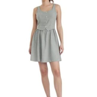 VESTIDO SIN MANGAS AZUL MENTA HOLLY LAND