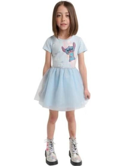VESTIDO STITCH AZUL DISNEY