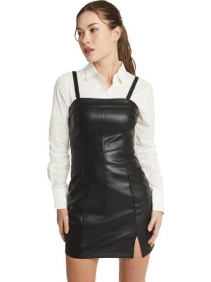 VESTIDO EFECTO PIEL NEGRO HOLLY LAND - Image 2