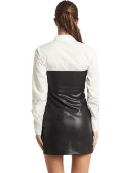 VESTIDO EFECTO PIEL NEGRO HOLLY LAND - Image 3