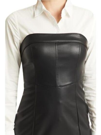 VESTIDO EFECTO PIEL NEGRO HOLLY LAND - Image 5