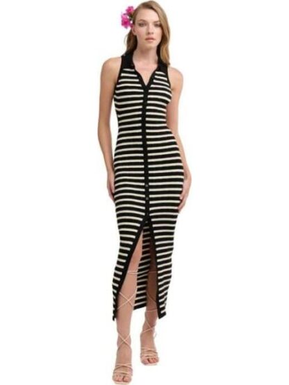 VESTIDO TEJIDO LARGO NEGRO HOLLY LAND