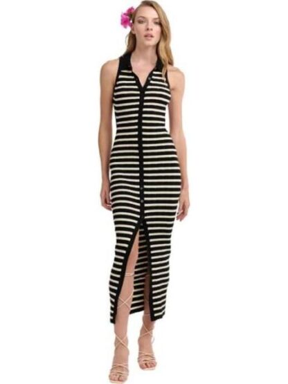 VESTIDO TEJIDO LARGO NEGRO HOLLY LAND - Image 2
