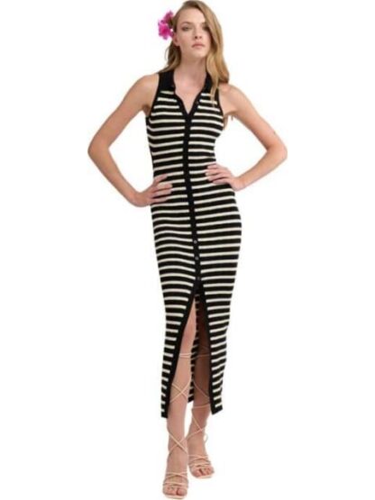 VESTIDO TEJIDO LARGO NEGRO HOLLY LAND - Image 4