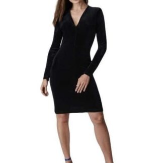 VESTIDO TERCIOPELO NEGRO HOLLY LAND