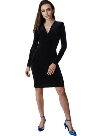 VESTIDO TERCIOPELO NEGRO HOLLY LAND