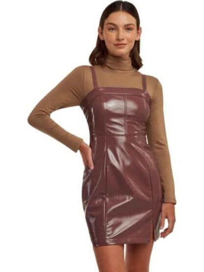 VESTIDO EFECTO PIEL ROSA HOLLY LAND - Image 2