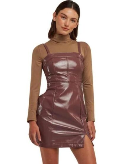 VESTIDO EFECTO PIEL ROSA HOLLY LAND - Image 3