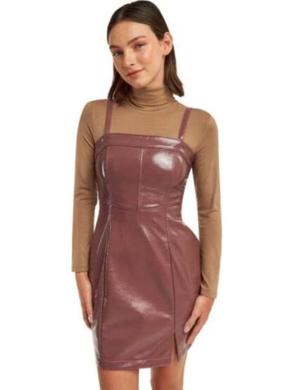 VESTIDO EFECTO PIEL ROSA HOLLY LAND - Image 5