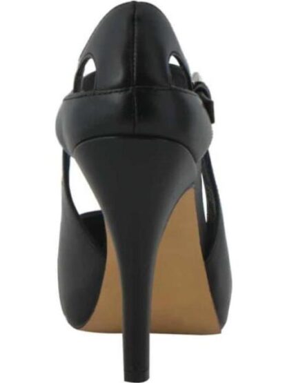 ZAPATILLA DE PIEL TACON DELGADO NEGRO CHOPPARD - Image 3