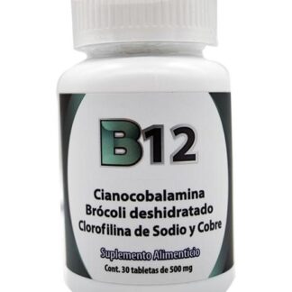 VITAMINA B12 500 MG 30 TAB DOS MUNDOS
