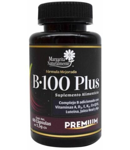 VITAMINA B-100 PLUS 60 CAP MARGARITA NATURAL