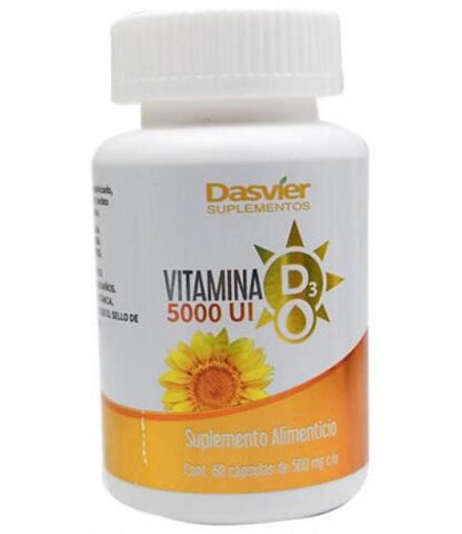 VITAMINA D 5000 U 60 CAP DASVIER