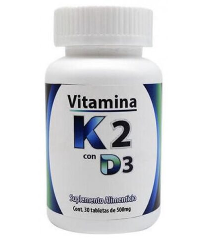 VITAMINA K2 CON VIT D3 30 TAB DOS MUNDOS
